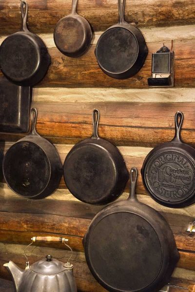 MT, Lewis and Clark NF Skillets in the kitchen